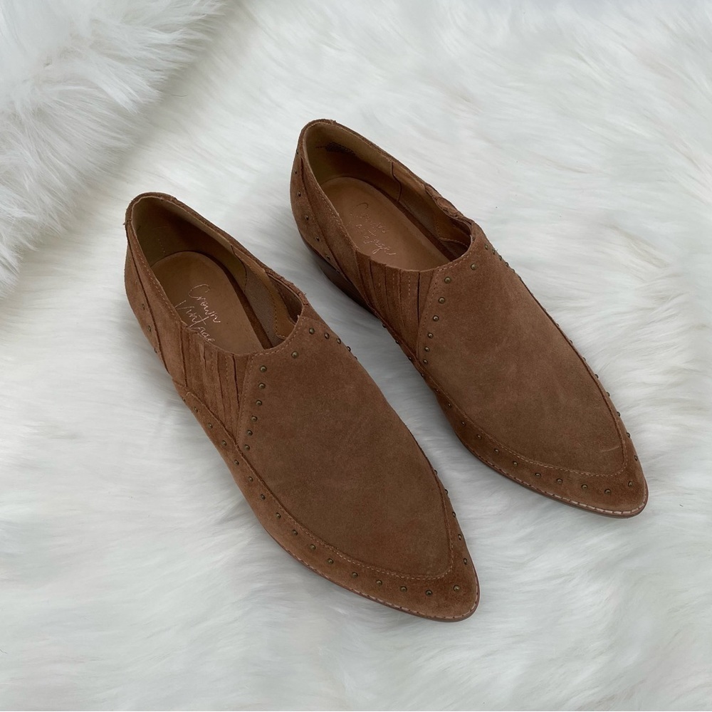 Crown Vintage Kavita Brown Ankle Boots - Picture 3 of 14